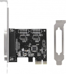 Cuifati PCIE Parallel Port Card, PCIE Parallel Port Card Pressure Port LPT PCI-E LPT Printer Card Adapter DB25, PCI-DB25-LPT Parallel Port Expansion Card for, Default