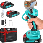 Akku-Astschere Professionelle Passend f&uuml;r Makita Akku bis 33mm Astst&auml;rke, Bypass-Klingen, Sicherheitsschalter, Softgrip. Akku Gartenschere f&uuml;r Schneiden von Zweigen, Trieben