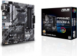 ASUS Prime B550M-A CSM emaplaat Socket AM4 (Micro ATX, Ryzen, PCIe 4.0, 2X M.2, 1Gbps Ethernet, WiFi 6, SATA 6Gbit/s, USB 3.2 Gen 2 Type-A, Aura Sync RGB p&auml;ise tugi)
