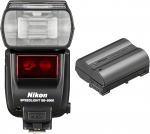 Nikon SB-5000 v&auml;lguseade must ja liitiumioonaku EN-EL15c