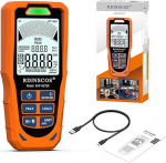 RDINSCOS EMF Meter, 3-in-1 elektromagnetilise kiirguse m&otilde;&otilde;tja EF MF RF, k&auml;eshoitav detektor Digitaalne kiirguse detektor elektromagnetiliste v&auml;ljade jaoks kodus, kontoris ja liikvel olles