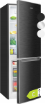 Bomann&reg; Fridge with Freezer | Energy Class C | 143 cm | Cool Freezer Combination Quiet 40 dB | 3 Shelves & 2 Drawers | Door Hinge Interchangeable | 173 L Fridge Freezer Combination | KG 7359 Black