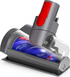 Upgrade Mini Electric Brush for Dyson V15 V11 V10 V8 V7 Hair Nozzle Brush Anti Tangle Attachment Vacuum Cleaner Replacement Parts Turbine Nozzle for Cleaning Pet Beds Car Seats Sofa Carpet Carpet