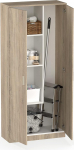 Muebles Pitarch mitmeotstarbeline kapp 2 uksega koristamiseks, k&ouml;&ouml;gid, galeriid, 4 kambriumi, &uuml;ks reguleeritav riiul, 180 x 80 x 35 cm (k&otilde;rgus x laius x s&uuml;gavus), tamme kambriumi, Tibet Collection