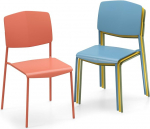 GIANTEX 4 virnastatava s&ouml;&ouml;gitooli komplekt, k&ouml;&ouml;gitoolid, elutoa toolid seljatoega ja laia PP istmega, s&ouml;&ouml;gitoolid metalljalgadega, toolide komplekt s&ouml;&ouml;gituppa, k&ouml;&ouml;ki, elutuppa, 46 x 54