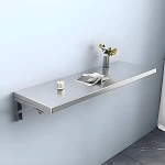 WallMounted Folding Table Roostevabast terasest DropLeaf Desk for Small Spaces Compact Floating Surface for Kitchen & Laundry SpaceSaving Folding Furniture (Kokkupandav m&ouml;&ouml;bel)