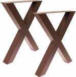 Bentatec komplekt 2 x lauaraam Patina Look X - 8080 Laudade jalad Lauajuhid S&ouml;&ouml;gilaud S&ouml;&ouml;gilaud