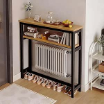 Konsoollaud raami ja tugevdatud risttarindiga, Ablage &Uuml;ber Dem Heizk&ouml;rper, Langes Heizk&ouml;rperregal, F&uuml;r Wohnzimmer, Schlafzimmer, Flur,B,120 * 30cm