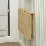 Kokkupandav laud ruumi s&auml;&auml;stev kokkupandav seinale paigaldatav kokkupandav laud Kompaktne 80 x 40 cm puidust laud kodukontorisse, s&ouml;&ouml;gituppa, k&ouml;&ouml;ki, magamistuppa, ideaalne v&auml;ikestesse ruumidesse ja Ar
