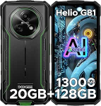 DOOGEE Fire 5 Pro Android 15 AI v&auml;litelefon ilma lepinguta, 13000 mAh v&auml;litelefoni, Mediatek Helio G81, Gemini AI, 20GB + 128GB/2TB TF, 6,6-tolline HD + 13MP, 4G LTE, 3 kaardipesa / NFC