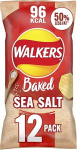Walkers Ofengebackene Meersalzchips 12 x 22 g, m&auml;danenud