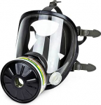 T&auml;ielik gaasimask RHINO RH-7011B (ABEK2P3R), korduvkasutatav orgaaniliste, anorgaaniliste aurude, happegaaside, ammoniaagi, fumigatsiooni, v&auml;rvi jaoks | n&auml;okaitse, messingist filter ja kindad.