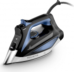 Rowenta Everlast DW7320 Anticalc aurutriikraud, 2700 W, 45 g/min. Pidev auru v&auml;ljalaskmine, 220 g/min aurutugevus, tilkumisvastane s&uuml;steem, 300 ml veepaak, must/sinine.