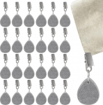 24 laudlinade raskuste pakett &otilde;ues, loodusliku kivi laudlinade raskused v&auml;ljas kaaluga laudlinad raskused laudlinade klambrid v&auml;ljas pikniku pidude jaoks