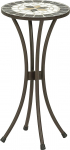 Dehner Diana lilleh&auml;rra l&auml;bim&otilde;&otilde;t 30 cm k&otilde;rgus 60 cm metallist mosaiiklook pruun / hall / valge