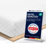 Madratsitopper 200 x 200 Hardness 2/3 Anti Slip - vanemate kvaliteetne topper 200 x 200 cm 7 cm k&otilde;rge - H2/H3 madratsitopper pehme geelm&auml;lu ja toetava mugavuskihiga