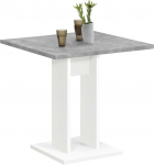FMD M&ouml;bel Bandol 1 668-001E S&ouml;&ouml;gilaud puitlaastplaat valge betoon LA M&otilde;&otilde;tmed 70,0 x 70,0 x 75,0 cm (B x K)