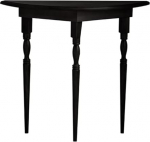 Konsoollaud T&auml;ispuidust diivanilaud Elutoa lauad Sissep&auml;&auml;sulaud Kaasaegne aktsentlaud Dekoratiivne diivanilaud koridorile r&otilde;dule fuajeele (must)