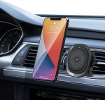 MMOBIEL juhtmevaba autolaadija, mis &uuml;hildub MagSafe autokinnitusega - 15W magnetiline mobiiltelefonihoidja autolaadija - k&auml;ed vabad - auto mobiiltelefonihoidja laadimisfunktsiooniga - &uuml;hildub iPhone'iga