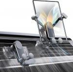 xuenair Fold 5 autokinnitus, [2 Pack Hooks] Z Fold 4 autohoidik, Samsung Galaxy Z Fold autokinnitus [paks korpus s&otilde;bralik] auto ventilatsiooniklamber Z Fold 5 4 3 iPhone'ile