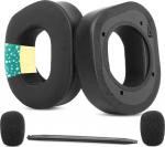 TaiZiChangQin jahutusgeel k&otilde;rvapadjad Asendavad k&otilde;rvapadjad, mis &uuml;hilduvad Turtle Beach Stealth 700 Gen 2 / Stealth 700 Gen 2 MAX traadita m&auml;nguk&otilde;rvaklappidega Ice Silk kangas