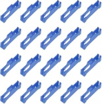 hankimise kaart 20 t&uuml;kki Servo pikenduskaabli klambrid Servo kaabli ohutusliitmik juhtme juhtme luku lukustusseadme jaoks RC auto lennukile paat DIY Y adapteri kaabel sinine