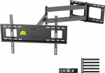 FORGING Mount TV seinakinnitus 1090 mm TV seinakinnitus pika varrega 32-80-tollise LCD/LED/OLED lameekraani jaoks kuni 45 kg, kallutatav, p&ouml;&ouml;ratav, telerihoidik, Max VESA 600 x 400 mm