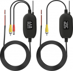 MEIRIYFA auto 2.4G traadita v&auml;rvilise video saatja ja vastuv&otilde;tja s&otilde;iduki tagavarakaamera / esikaamera 2.4 GHz traadita RCA video vastuv&otilde;tja saatja auto parkimisseade tagurduskaamera jaoks