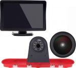 18 mm tippkvaliteediga piduritulede kaamera piduritulede tagurduskaamera + 4,3-tolline TFT LCD-monitor Transporter ProAce 2/Verso/Citroen Dispatch/Space Tourer/Jumpy 3/Peugeot Traveller/Expert 3 jaoks