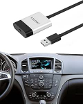 Bluetooth adapter auto &uuml;hildub Lacrosse ja Regal (2010-2013), 2011-2015 Chevrolet (Avalanche LTZ, Malibu), Opel USB-liidesega, Bluetooth adapter automuusika jaoks.
