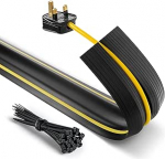 10m p&otilde;randakaabli kate koos libisemisvastase tagakattega kaablite kaitsmiseks ja komistamisohu v&auml;ltimiseks Ideaalne kontoritesse, jaem&uuml;&uuml;giruumidesse, spordisaalidesse, tehastesse ja garaažidesse.