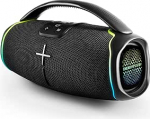 Energy Sistem Hyperbeat Bluetooth k&otilde;lar (Bluetooth 5.3, True Wireless Stereo, Deep Bass, 15h aku, IPX6, LED tuled, h&auml;&auml;lassistent)