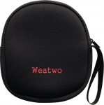 Weatwo universaalne k&otilde;rvaklappide kott reisikott hoiukott, mis &uuml;hildub Sony JBL Marshall Soundcore ja teiste kaubam&auml;rkide k&otilde;rvaklappide kotiga, 21 cm x 20 cm x 3 cm, must