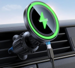 Lamicall 15 W MagSafe autohoidja laadimisfunktsiooniga - [Top Fast Charging] mobiiltelefoni hoidja auto MagSafe laadija auto ventilatsiooni traadita auto mobiiltelefoni hoidja magnet iPhone'ile