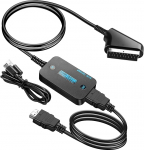 KUYIA Scart HDMI konverter HDMI Scart kaabel l&uuml;liti HDTV Monitor projektor STB VHS Xbox PS3 jaoks