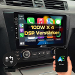 DYNAVIN Androidi autoraadio satelliitnavigatsioon BMW 3 seeria E90 E91 E92 E93 ilma I-Drive'ita; 9-tolline raadio traadita Carplay ja Android Car | Head-up Display | sisaldab DAB+; D9-E90 Premium Flex.