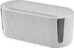 Suur pistikupesa, kaablijuhtimiskast, kaabli korralduskast, kaabli hoiukast, kaablikoguja hoiukast, elegantne kaablikast, juhtmete hoiukast koju (roheline) (valge)