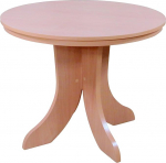 Moebel Direkt Online Dining Table Round with Pull-Out Function Weimar