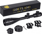 Goetland Rifle Rifle Scope 6-24x50 AOEG Airsoft Rangerfinding Red Green Reticle koos paigaldusr&otilde;ngastega SFP taktikalise jahinduse Crossbow Air Rifle Sport laskurid