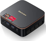 Blackview 2026 MP20 Mini PC Ryzen 3300U (&uuml;letab 3200U/3250U) W-11 Pro, 16GB RAM 512GB mikrolauaarvuti, 4K @ 60Hz UHD, USB 3.2+DP + HDMI + Gigabit Ethernet &auml;ri-/kodukino jaoks