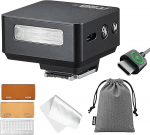 GODOX IT20 S kaamera v&auml;lk, IT20S TTL mini v&auml;lk, 1,5 sekundit taastumisaega, &uuml;hildub Sony Alpha A9 III a7III a7CII a7IV a7C a7RV a7 a7SIII a6700 a6400 a6600 ZV-E10 II ZV1 a6100 (Must)