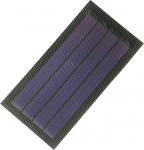 Flexibles Solarpanel aus amorphem Silikon, 6 V, 1 W, rollbarer D&uuml;nnfilm f&uuml;r DIY-Projekte, Camping, Batterieladung und Power-Kits, Schwarz