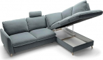 VIENNA INTERNATIONAL FURNITURE Nils Corner Sofa with Bed Function