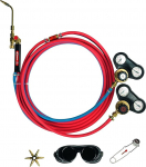 Keevitusp&otilde;leti, hapnikup&otilde;leti, keevituslamp, KORO keevitusmasinakomplekt koos 1 KORO p&otilde;letiga + 5 m voolik koos 1 leegibarj&auml;&auml;riga + 2 regulaatorit + 1 Star 6 otsikut + 1 s&uuml;ttimisseade.