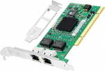 Intel Chipset 82546 Dual Port Gigabit 8492MT PCI Server Network Card 1000M RJ45 NIC Ethernet Desktop Adapterile