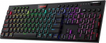 Redragon K618 Horus mehaaniline RGB klaviatuur, BT/2.4GHz/Wired Tri-Mode Flat Keys m&auml;nguklaviatuur traadita &uuml;hendusega, spetsiaalse meediajuhtimise ja lineaarse punase l&uuml;litiga