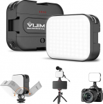 ULANZI VL100C LED Video Light with 2000 mAh Battery, CRI95+ Camera Light 2500K-6500K Dimmable, Cold Shoe Mount & USB-C Quick Charge for YouTube, TikTok Live, Portrait Photography