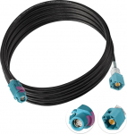 Eightwood HSD LVDS Z Female to Male kaabel 300 cm 535 4-Core jaoks BMW F30 F10 F25 F15 Audi VW Mercedes Citroen Peugeot Video Audio tagurduskaamera Retrofit Navigation