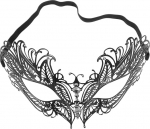 IMIKEYA Veneetsia mask: Elegantne must maskiball meestele ja naistele - maskeerimismask karnevali silmamask Luksuslik vintage n&auml;omask Fancy Dress Ball Party Karnevali jaoks