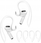 3 paari k&otilde;rvakonksud, mis &uuml;hilduvad AirPods 1, AirPods, 2, AirPods, 3, AirPods Pro/Pro 2, silikoonist, pehme, libisemiskindel, spordi k&otilde;rvakonksud, mitmem&otilde;&otilde;tmeline, reguleeritav, kukkumisvastane k&otilde;rvakinnitus, kaitsev